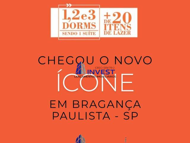 #787 - Apartamento para Lançamento em Bragança Paulista - SP