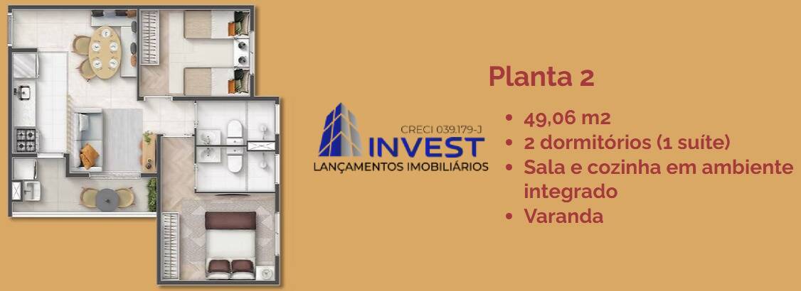 Apartamento, 2 quartos, 44 m² - Foto 11