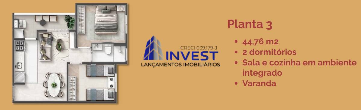 Apartamento, 2 quartos, 44 m² - Foto 12