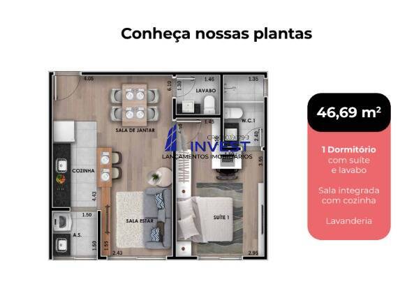 Apartamento, 1 quarto - Foto 20
